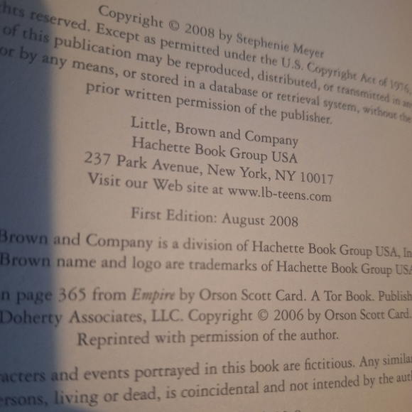 First Edition Twilight Saga Book Set *MISSING NEW MOON* - Picture 9 of 9